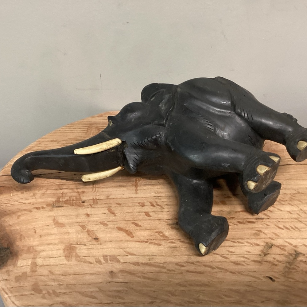 ⚫️ Vintage - Rare - Old - Solid Wood Crafted - Collectible - Hand Carved - Picture 7 of 16